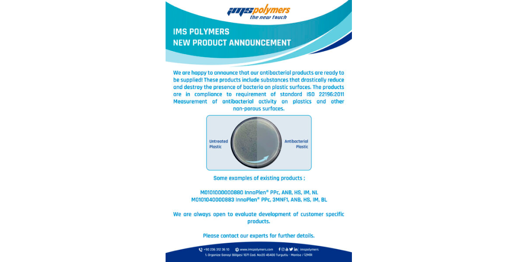 Annoucement of New Product Range : Antibacterial Compounds 